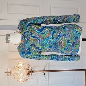 Plush Fleece Paisley Pullover by Ragged Mountain New Hampshire